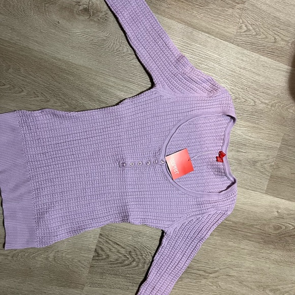 NEW 🏷️ LAVENDER KNIT Esprit LONG SLEEVE - Picture 1 of 4